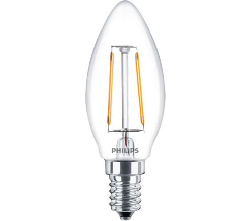 Classic Ledcandle Nd 2 25w B35 E14 827 Cl Classic Filament Led Candles And Lusters Philips