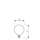  Candelabra Screw G16.5 Clear