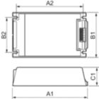 Dimension Drawing (with table) - HID-CV 150 /S CDM 220-240 50/60Hz