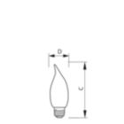  Single Contact Medium Screw BA9 1/2 Clear