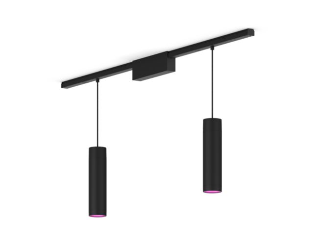 Gros plan de l'avant de Perifo kit de base pour plafond, droit (2 suspensions)