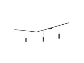 Perifo L-shaped ceiling base kit (3 pendants)