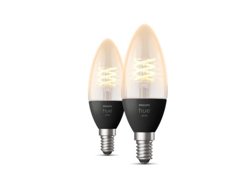 Philips Hue White Filament Lampe Doppelpack E14
