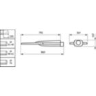  DigiStreet Medium - LED module 14900 lm - 740 neutral white - Safety class I - Distribution medium 50 - Dark gray - Luminaire surge protection level until 6 kV differential mode and 8 kV common mode - Spigot for diameter 32 to 48 mm