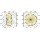 Light Distribution Diagram - MST SON APIA Plus Xtra 150W E40 1SL/12