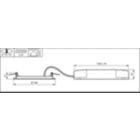 Dimension Drawing (without table) - DN145B LED10S/840 PSD-E II WH