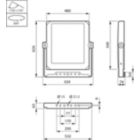 Dimension Drawing (without table) - BVP140 LED360-4S 30K6/740 PSD OFA52 D9