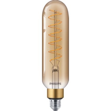 Ampoule LED E27 Philips décorative à filament - LED classic-giant 40W E27  T65 GOLD DIM - Decoreno