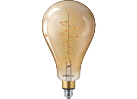 LED classic-giant 40W E27 A160 GOLD DIM
