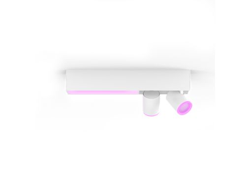 Hue White and color ambiance Centris taklampe med 2 spotlys