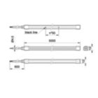 Dimension Drawing (without table) - BGC401 1150LM 14W 2700K L5 1010 T G