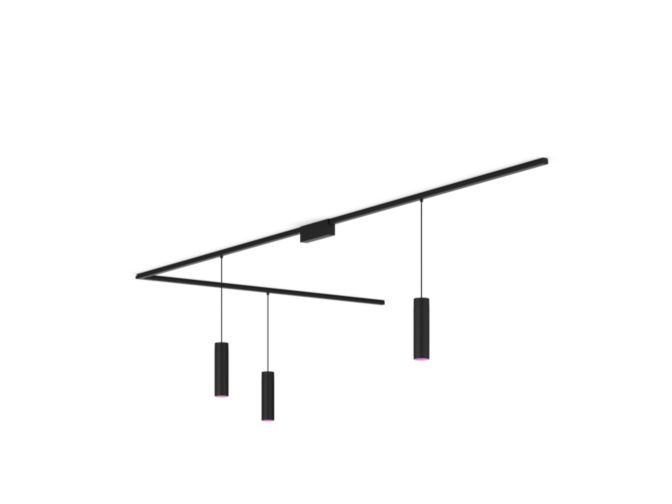 Gros plan de l'avant de Perifo kit de base pour plafond, en L (3 suspensions)