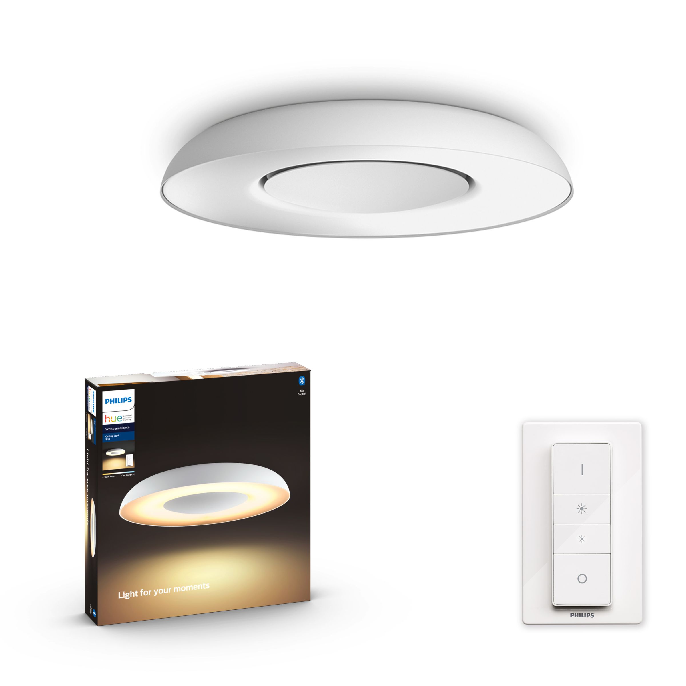 Hue White ambiance Plafón Still 3261331P6 | PHILIPS