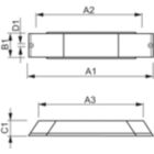 Dimension Drawing (with table) - HID-PV m 35/I CDM 220-240V 50/60Hz