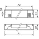 Dimension Drawing (with table) - HF-Pi 1 28/35/49/80 TL5 EII