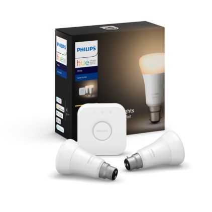 An image of product of the Hue White Starter kit B22