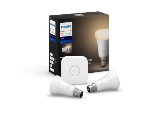 Hue White Starter kit: 2 B22 smart bulbs (800)