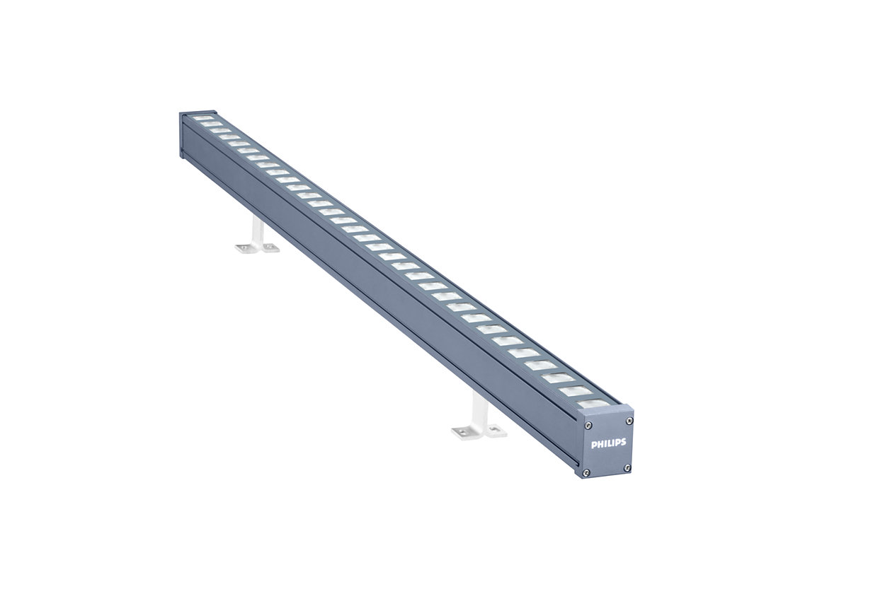 UniStrip G4: la mejor luminaria de montaje en superficie LED linear en su clase para aplicaciones de iluminación arquitectónica dinámicas y fijas en exteriores