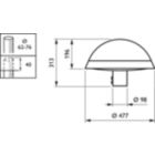 Dimension Drawing (without table) - BDP262 LED24-4S/740 II DM33 CLO SRTB 62P
