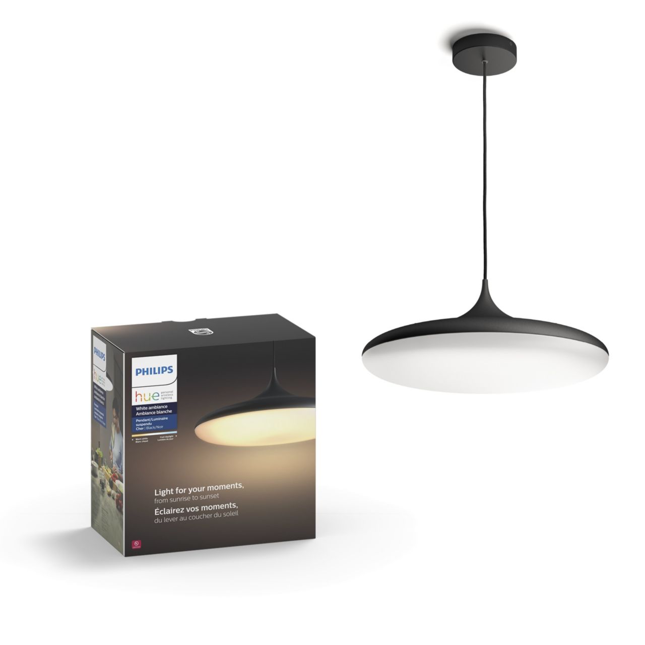 Hue White Ambiance Cher Suspension Light