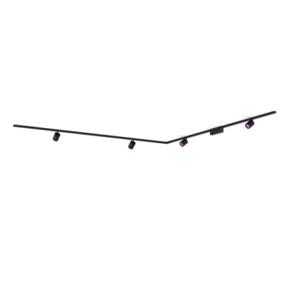 Primo piano della parte anteriore di Perifo kit base per soffitto a L (4 lampade spot)