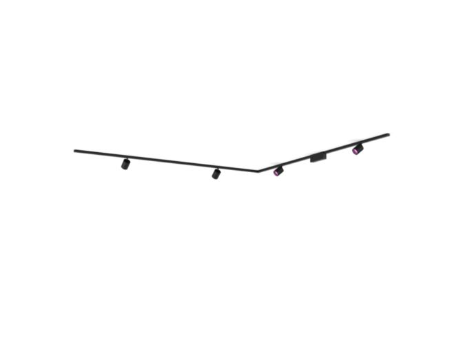 Gros plan de l'avant de Perifo kit de base pour plafond, en L (4 spots)