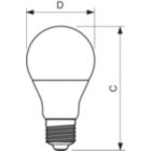  Single Contact Medium Screw A19 (A19) Frosted