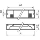 Dimension Drawing (with table) - HF-Ri TD 160 TL5C E+ 195-240V 50/60Hz