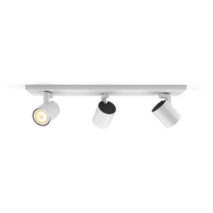 An image of product of the Hue White Ambiance Spot triple Runner