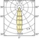 Light Distribution Diagram - MASTERC CDM-R111 70W/942 GX8.5 24D 1CT/6