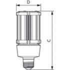  Single Contact Medium Screw Corncob Clear