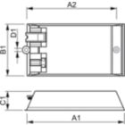 Dimension Drawing (with table) - HID-AV C 35-70 /C CDM 220-240V 50/60Hz