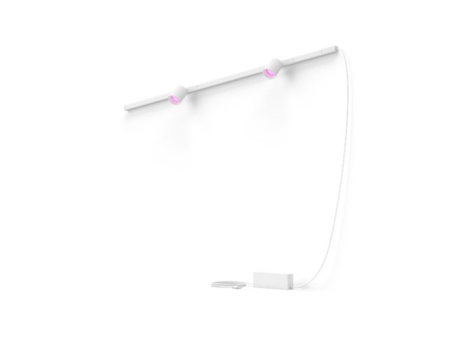 Gros plan de l'avant de Perifo kit de base pour mur, droit (2 spots)