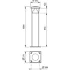 Dimension Drawing (without table) - BCB500 LED27-4S/740 ANB14 II A DGR