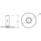 Dimension Drawing (without table) - BY121P G4 LED200S/865 PSD NB