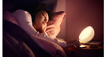 Lampu pintar untuk membangunkan Anda dan membantu Anda tidur
