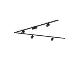 Perifo L-förmige Deckenleuchte, Basis-Set (4 Spots)