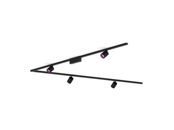 Gros plan de l'avant de Perifo kit de base pour plafond, en L (4 spots)
