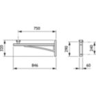 Dimension Drawing (without table) - JGB795 MBW 750 BK