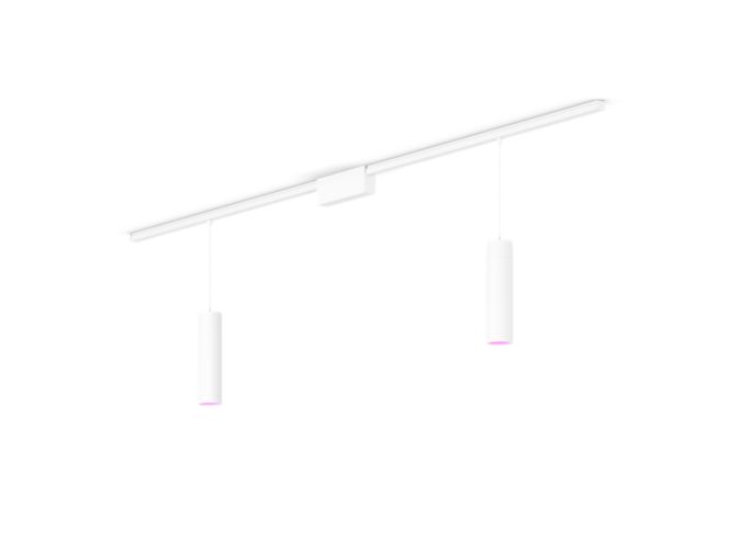 Gros plan de l'avant de Perifo kit de base pour plafond, droit (2 suspensions)