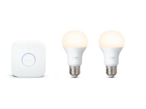 Hue White Kit de inicio: 2 bombillas inteligentes E27 (800)