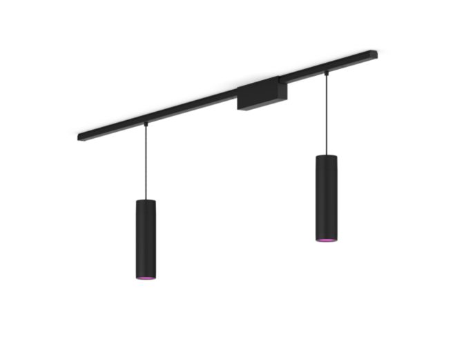 Gros plan de l'avant de Perifo kit de base pour plafond, droit (2 suspensions)