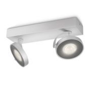 PHILIPS LED &agrave; intensit&eacute; r&eacute;glable Spot double Clockwork