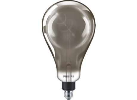 inleveren Matrix staal LED giant 20W E27 A160 1800K smoky D | 929002982501 | Philips lighting