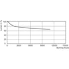 Lumen Maintenance Diagram - MHN-TD 70W/842 RX7s 1CT/12