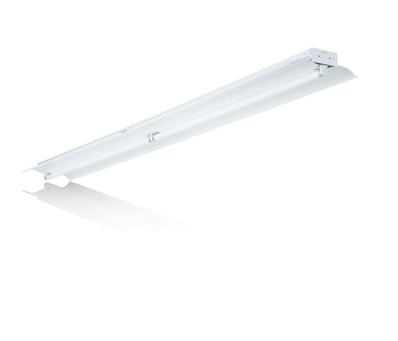 Aesthetic retail fluorescent Strip available with 2 lamps T5 or T8.