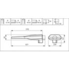 Dimension Drawing (without table) - BGP292 LED109-4S/740 II DM10 7043 D9 48/