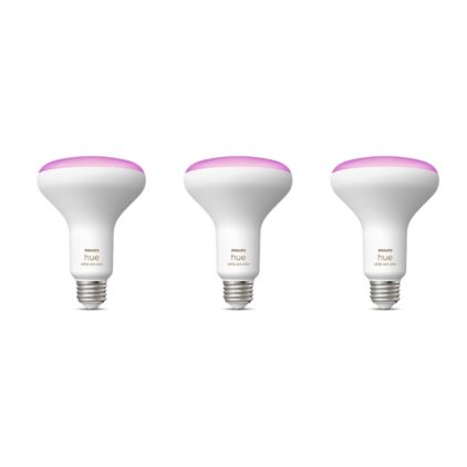 Close up of front of Bundle: 3x BR30 bulbs