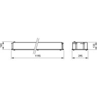 Dimension Drawing (without table) - CR250B LED55S/840 PSD W30L120 IP65