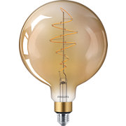 LED Filament Bulb Amber 40W G200 E27